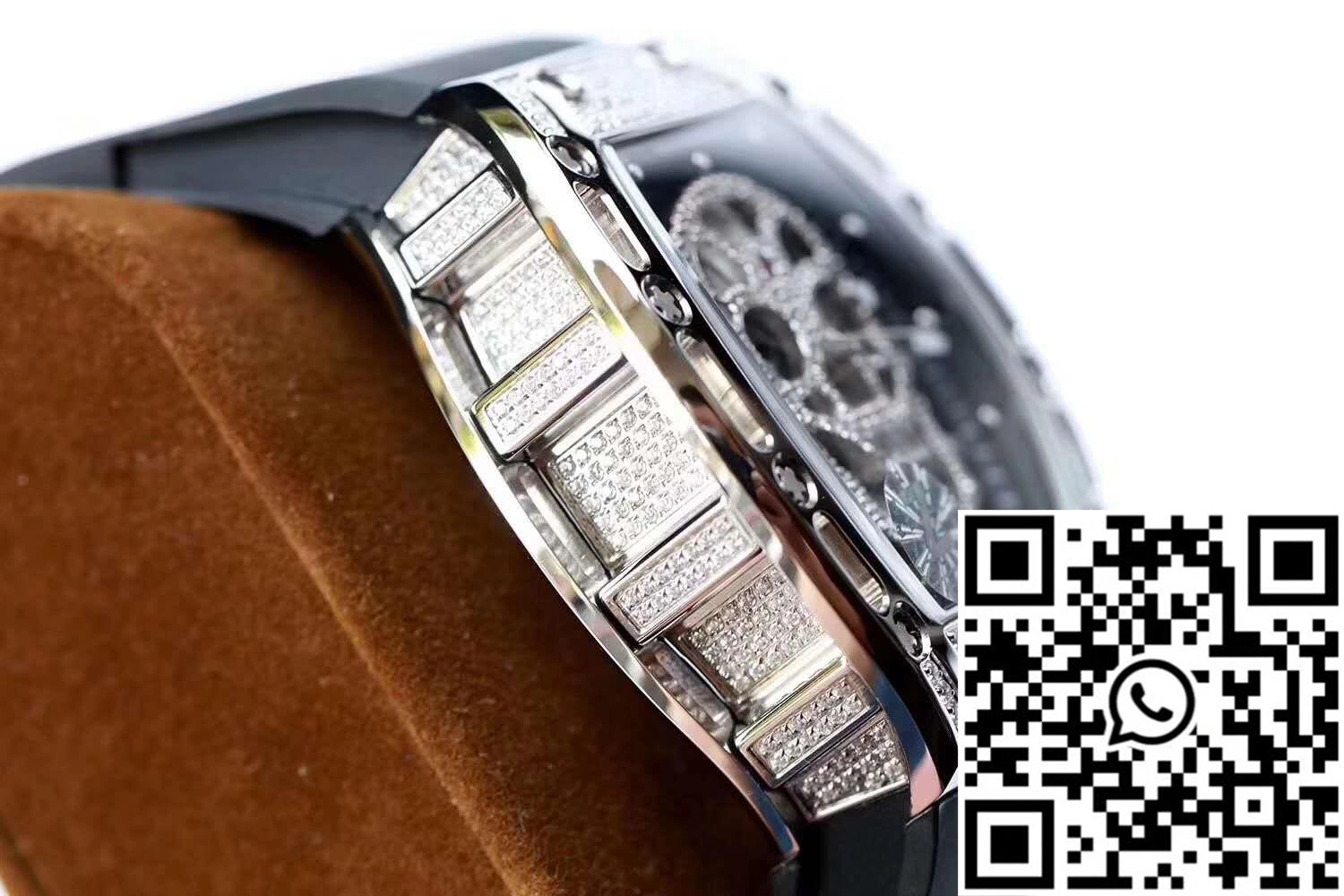 Richard Mille RM052 Titanium Z Factory Diamond Skull Dial Trendy 2379