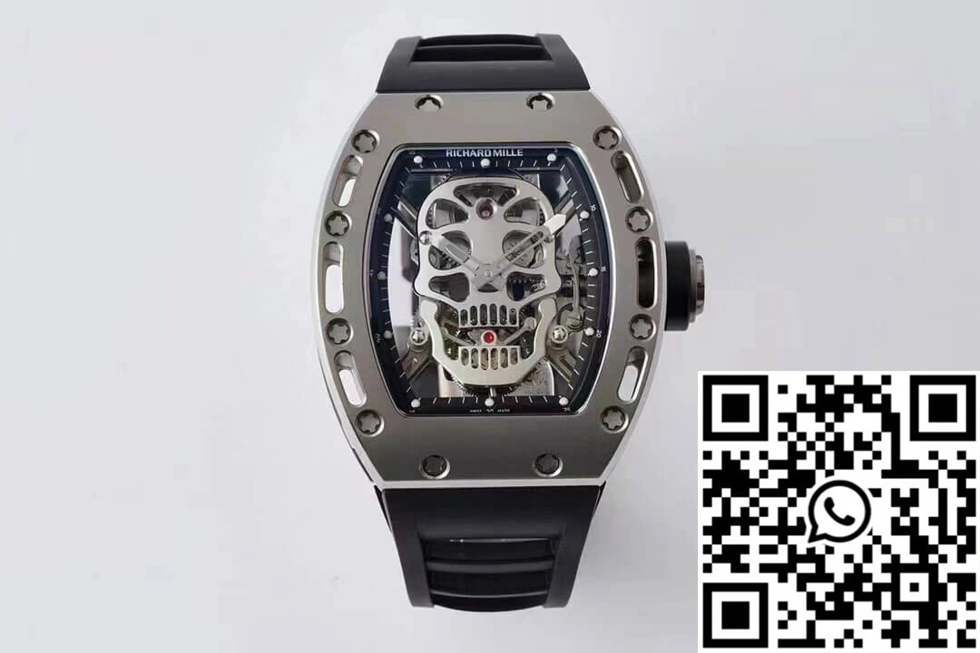 FlexibleFit Richard Mille RM052 Tourbillon EUR Factory Titanium Skull Dial 2390