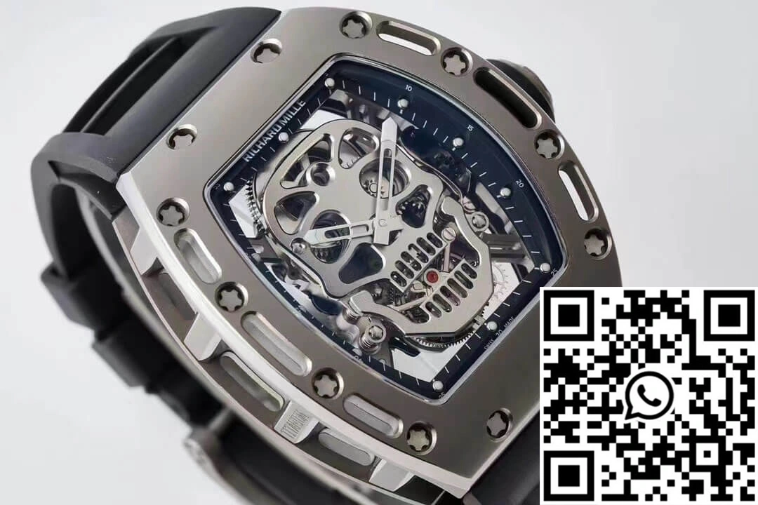 FlexibleFit Richard Mille RM052 Tourbillon EUR Factory Titanium Skull Dial 2390
