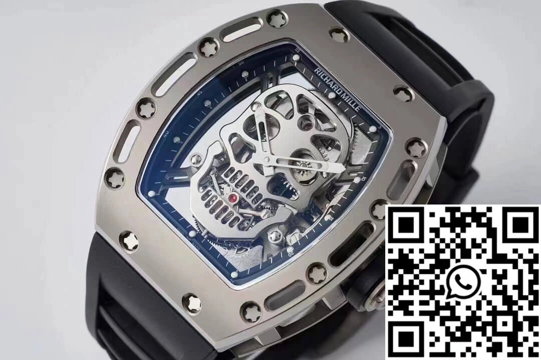 FlexibleFit Richard Mille RM052 Tourbillon EUR Factory Titanium Skull Dial 2390
