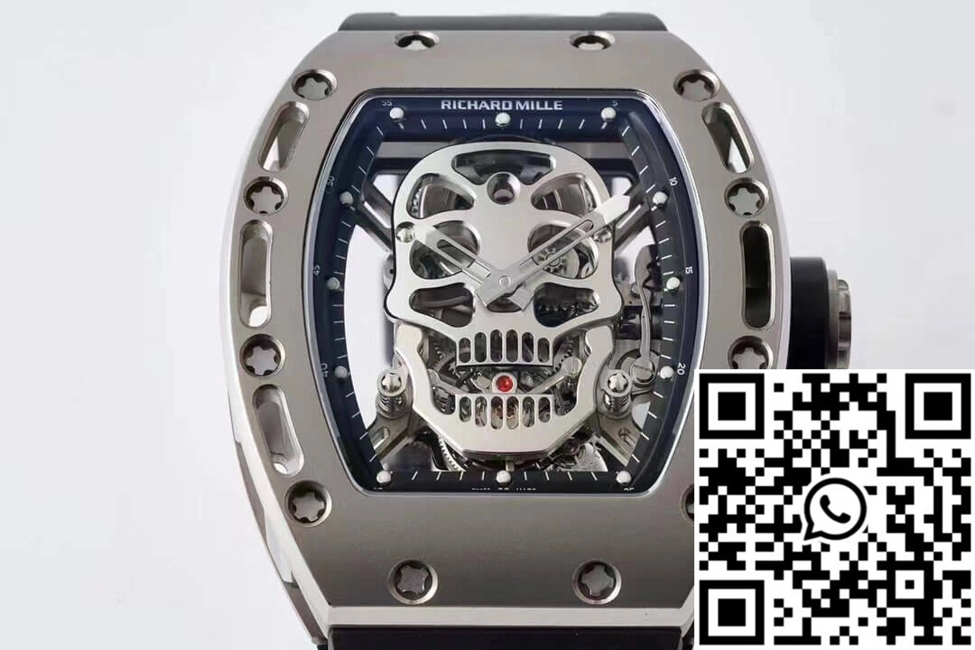 FlexibleFit Richard Mille RM052 Tourbillon EUR Factory Titanium Skull Dial 2390
