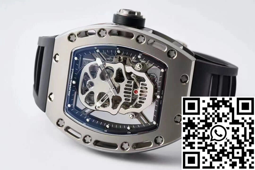 FlexibleFit Richard Mille RM052 Tourbillon EUR Factory Titanium Skull Dial 2390