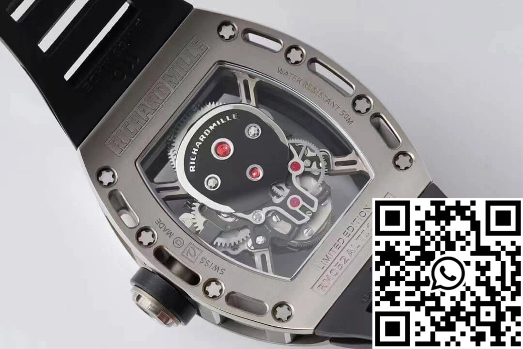 FlexibleFit Richard Mille RM052 Tourbillon EUR Factory Titanium Skull Dial 2390