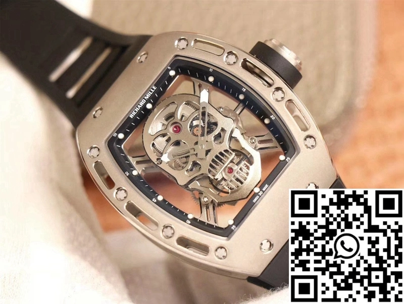 Richard Mille RM052 ZF Factory Silver Titanium Skull Dial TopPick 2383