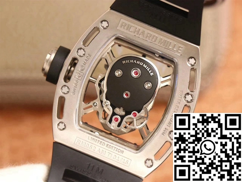Richard Mille RM052 ZF Factory Silver Titanium Skull Dial TopPick 2383