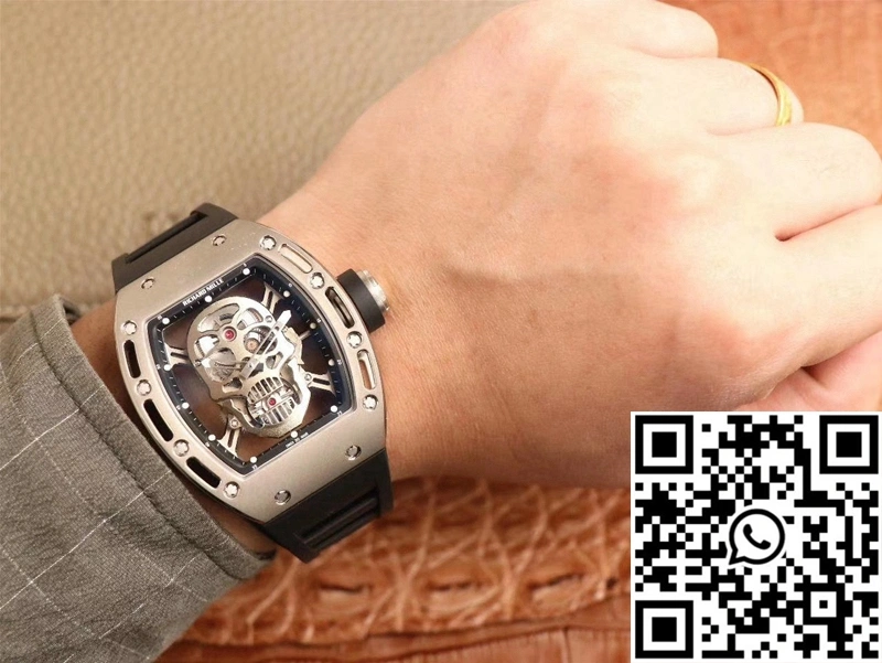 Richard Mille RM052 ZF Factory Silver Titanium Skull Dial TopPick 2383