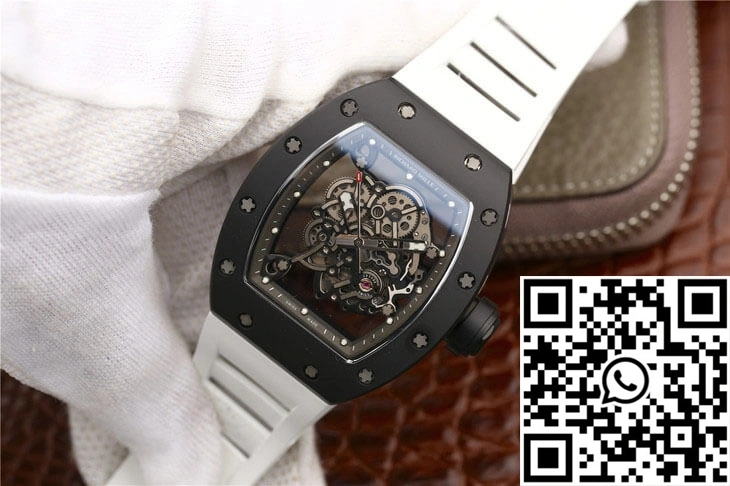 Cozy Richard Mille RM055 KV Factory Ceramics White Strap 2442