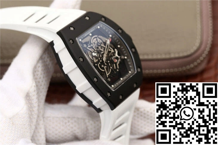 Cozy Richard Mille RM055 KV Factory Ceramics White Strap 2442