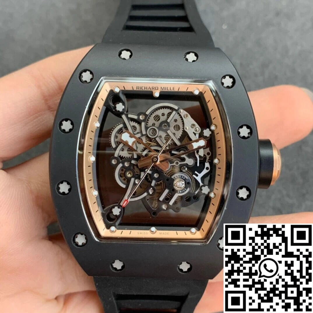 Richard Mille RM055 KV Factory V2 Black Ceramic ComfortFit 2417