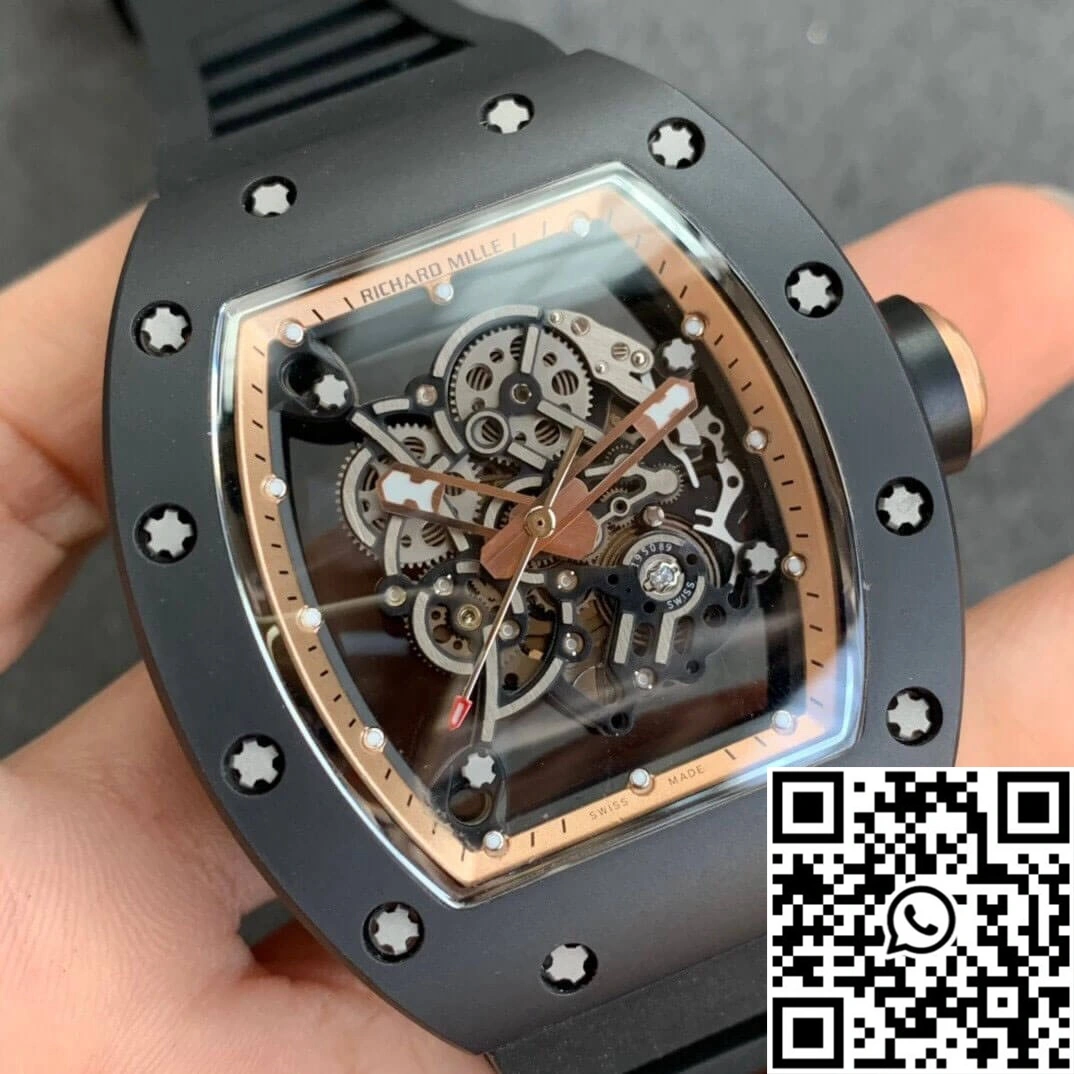 Richard Mille RM055 KV Factory V2 Black Ceramic ComfortFit 2417