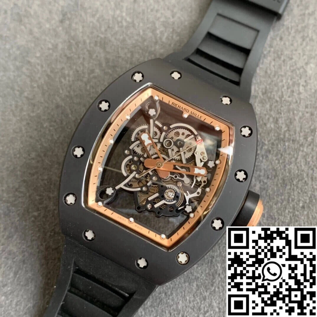 Richard Mille RM055 KV Factory V2 Black Ceramic ComfortFit 2417