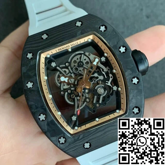 OnTrend Richard Mille RM055 KV Factory V2 Carbon Fiber Skeleton Dial 2421