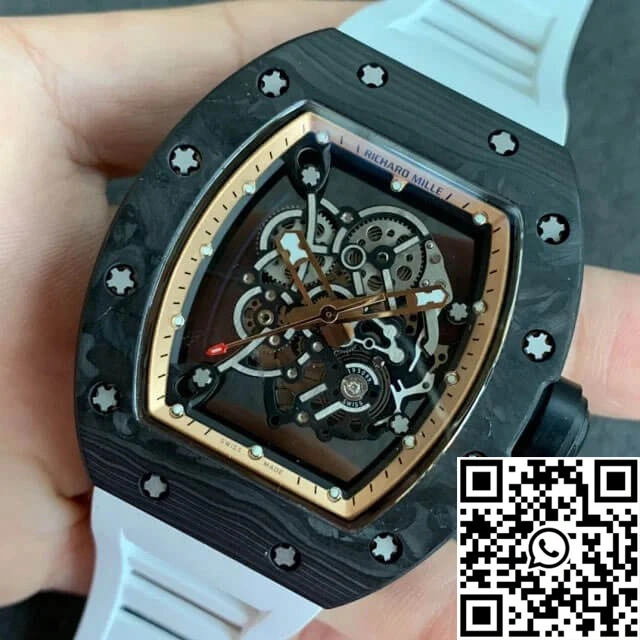 OnTrend Richard Mille RM055 KV Factory V2 Carbon Fiber Skeleton Dial 2421