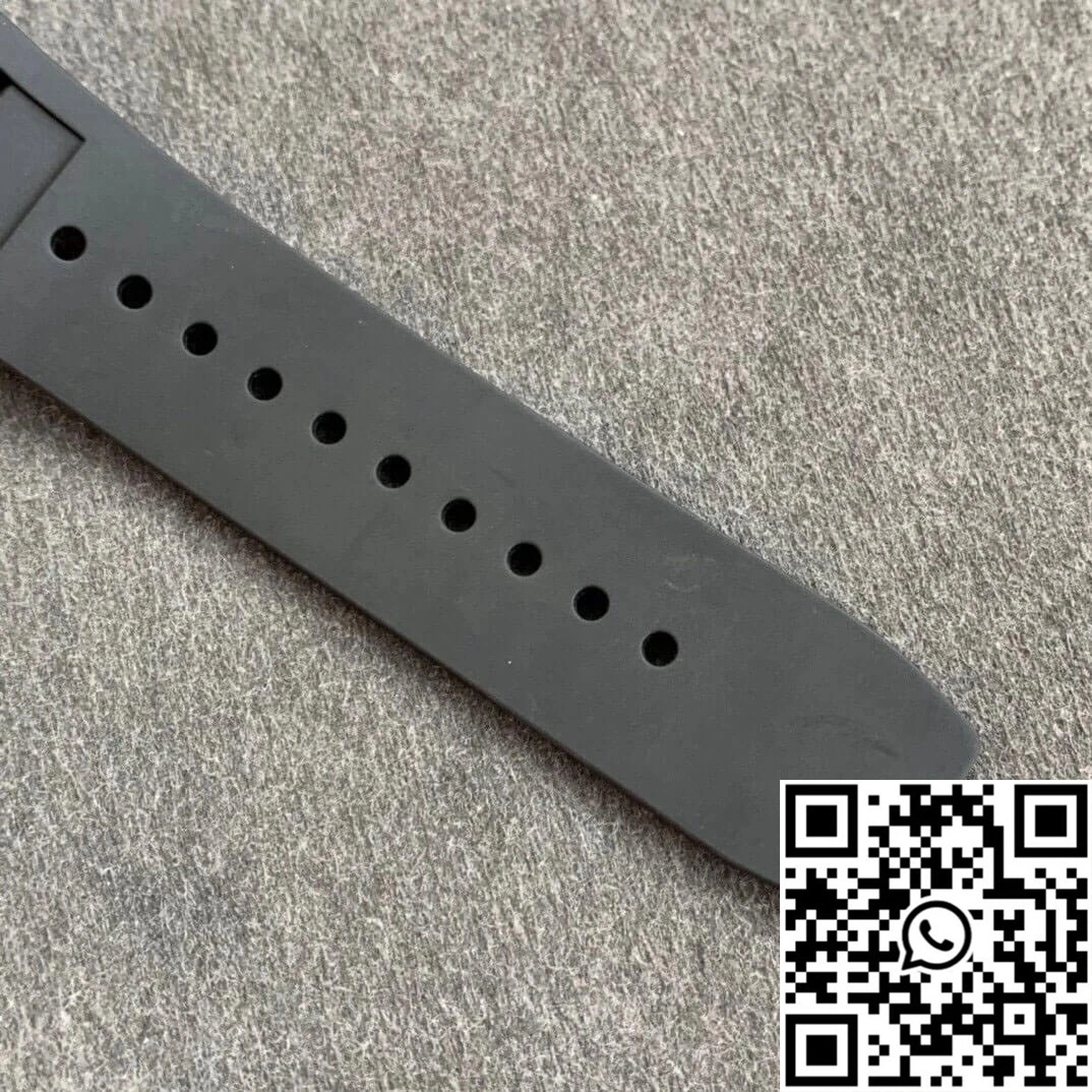 Flexible Richard Mille RM055 KV Factory V2 Ceramic Black Rubber Strap 2416