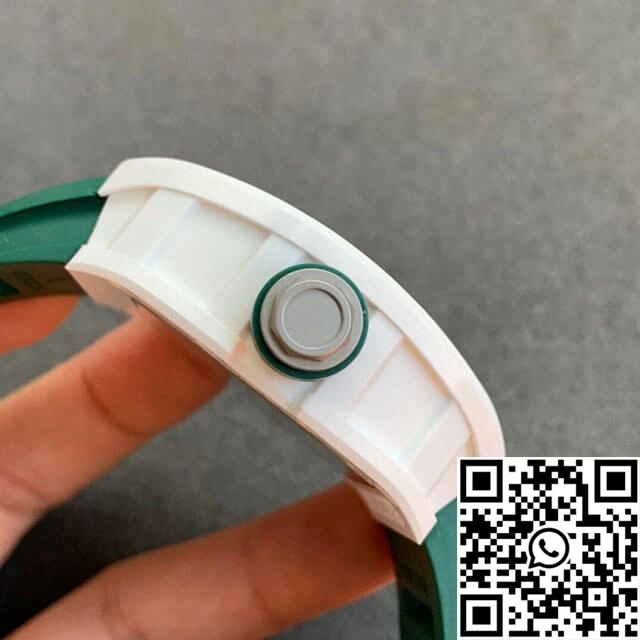 UrbanStyle Richard Mille RM055 KV Factory V2 Green Rubber Strap 2408