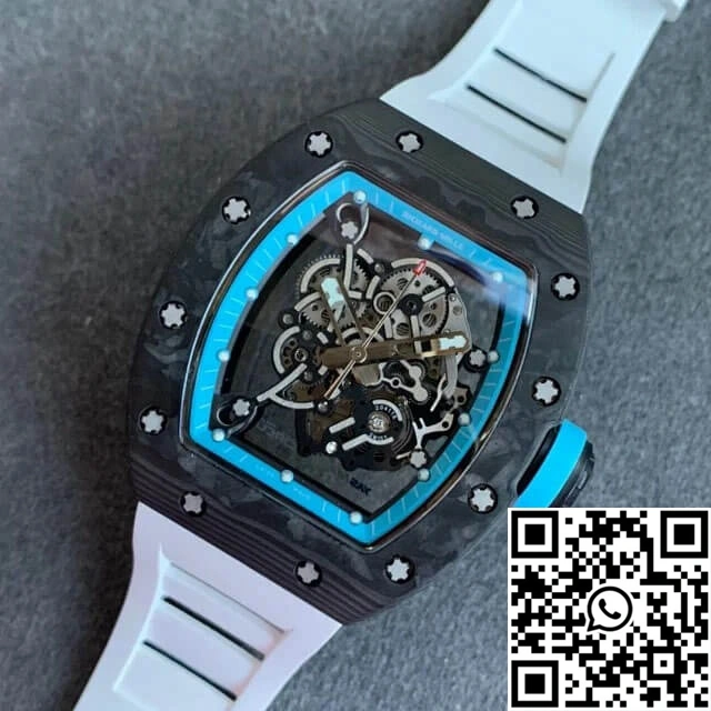 EyeCatching Richard Mille RM055 KV Factory V2 Skeleton Dial 2434