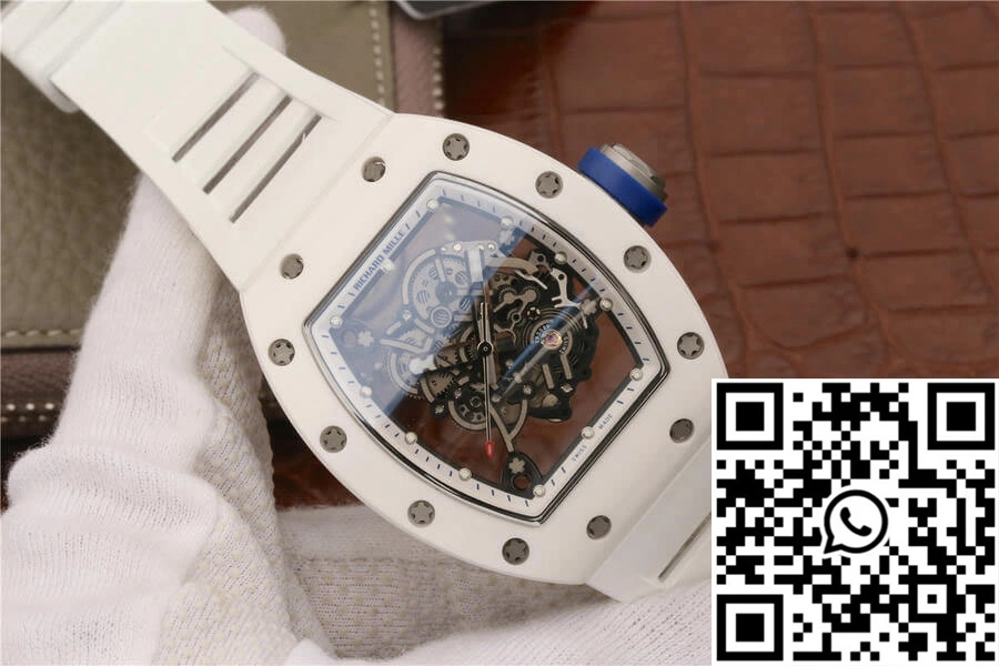 Richard Mille RM055 KV Factory White Ceramic Case OnTrend 2426