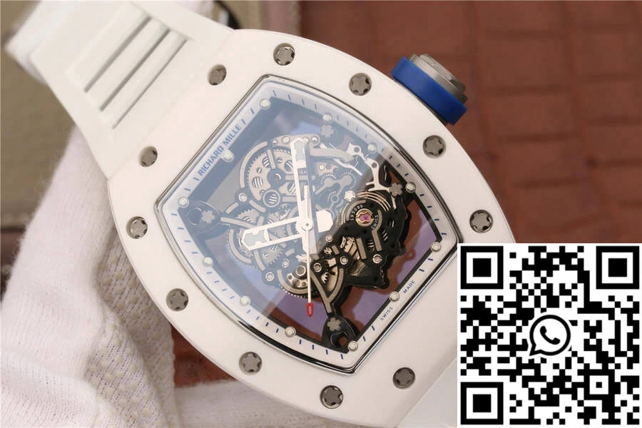 Richard Mille RM055 KV Factory White Ceramic Case OnTrend 2426