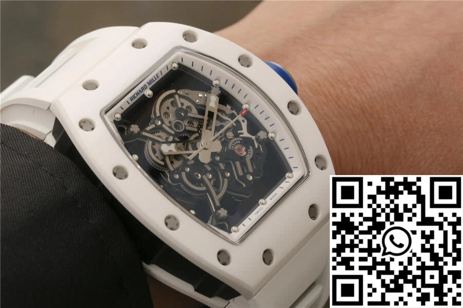 Richard Mille RM055 KV Factory White Ceramic Case OnTrend 2426