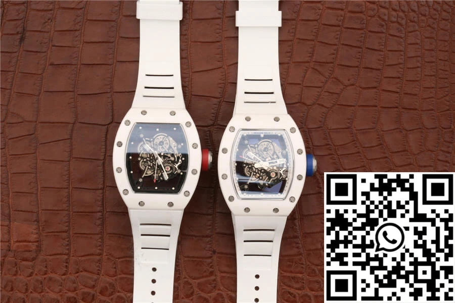 Richard Mille RM055 KV Factory White Ceramic Case OnTrend 2426