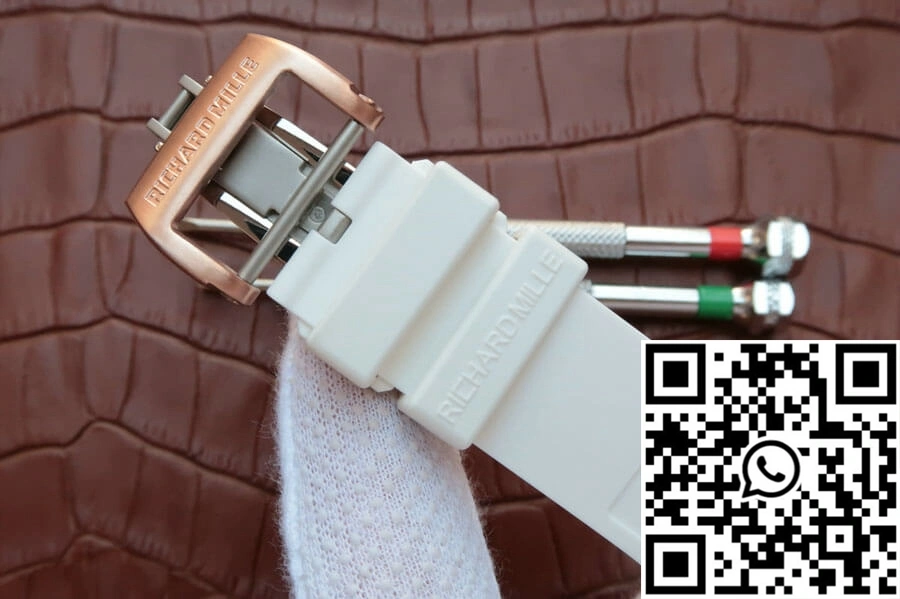 GoAnywhere Richard Mille RM055 KV Factory White Ceramic Rubber Strap 2450
