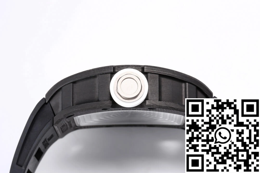 TechFriendly Richard Mille RM055 NTPT BBR Factory Black Rubber Strap 2414