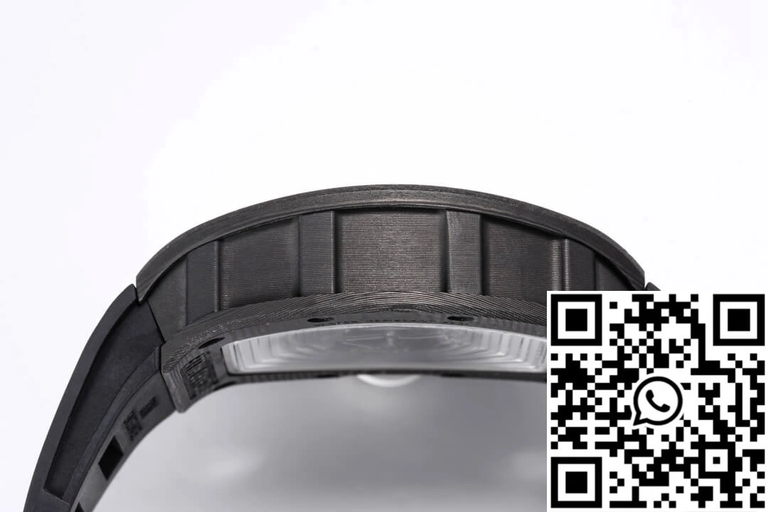 TechFriendly Richard Mille RM055 NTPT BBR Factory Black Rubber Strap 2414
