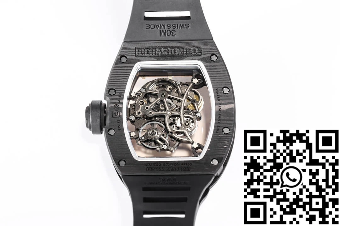 TimelessDesign Richard Mille RM055 NTPT BBR Factory Carbon Fiber Dial 2443