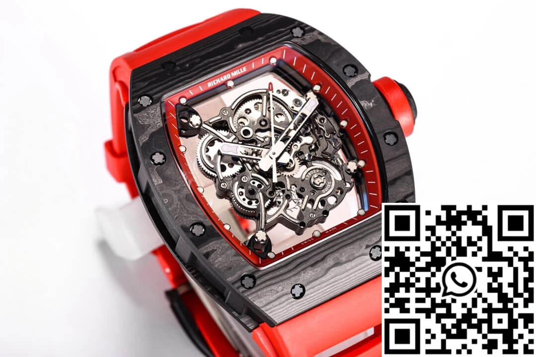 Thermal Richard Mille RM055 NTPT BBR Factory Carbon Fiber Red Strap 2428
