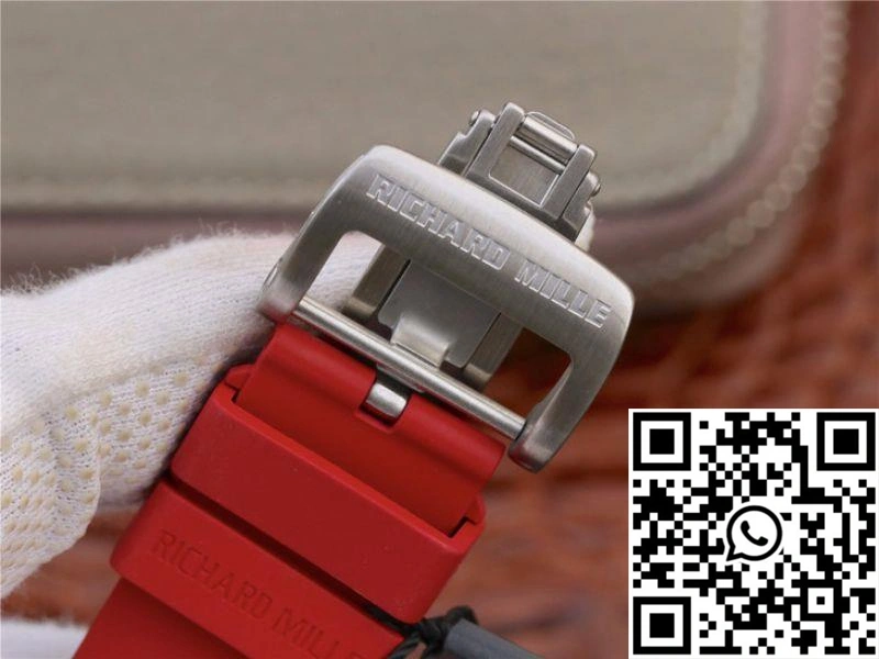 Richard Mille RM055 Red Strap KV Factory Skeleton Dial SoftTouch 2422