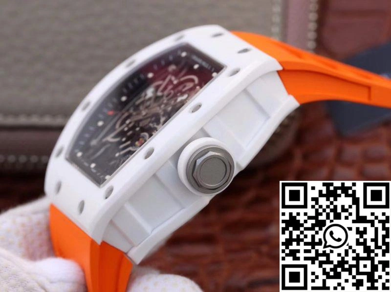 SunProtective Richard Mille RM055 Skeleton Dial Orange Strap KV Factory V 2439