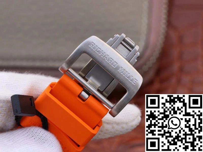 SunProtective Richard Mille RM055 Skeleton Dial Orange Strap KV Factory V 2439