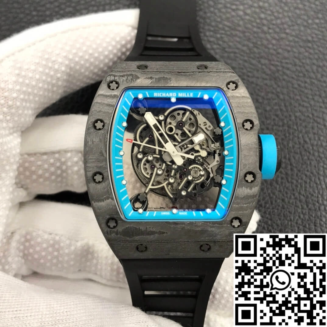 Richard Mille RM055 ZF Factory Carbon Fiber Case Refined 2452