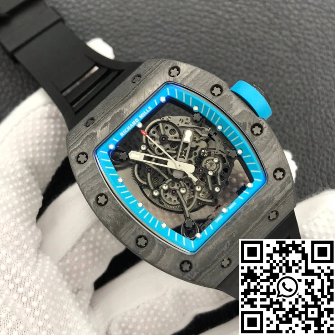Richard Mille RM055 ZF Factory Carbon Fiber Case Refined 2452