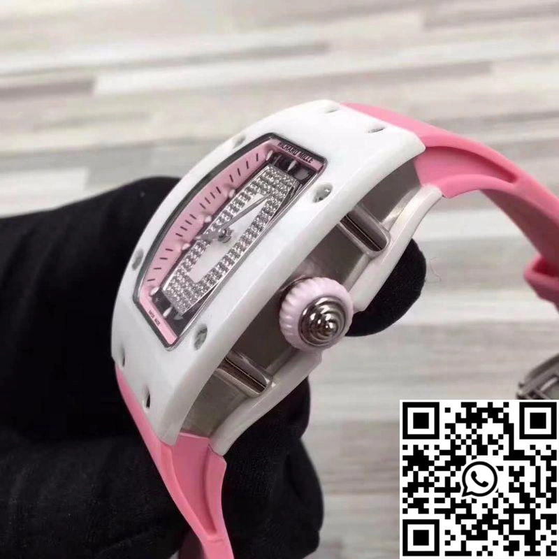 Compact Richard Mille RM07 Ladies Pink Dial with Diamonds 2456