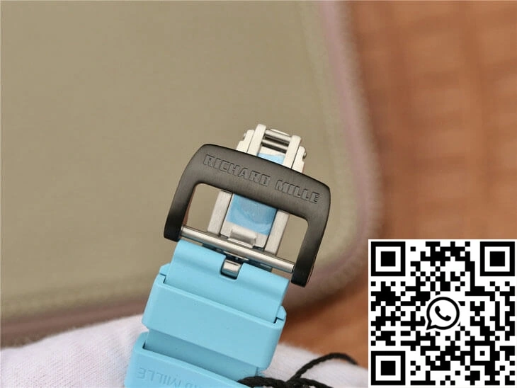 Richard Mille RM11-03 KV Factory Carbon Fiber Blue Strap Trendsetting 2468