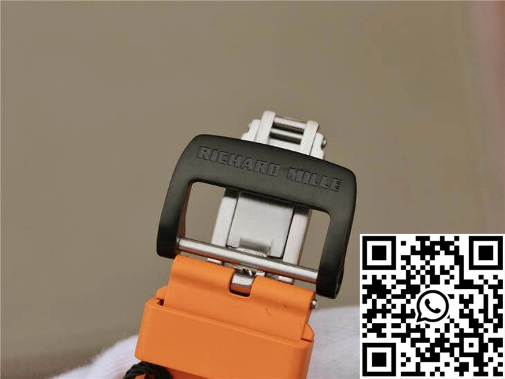 GoAnywhere Richard Mille RM11-03 KV Factory Carbon Fiber Orange Strap 2464