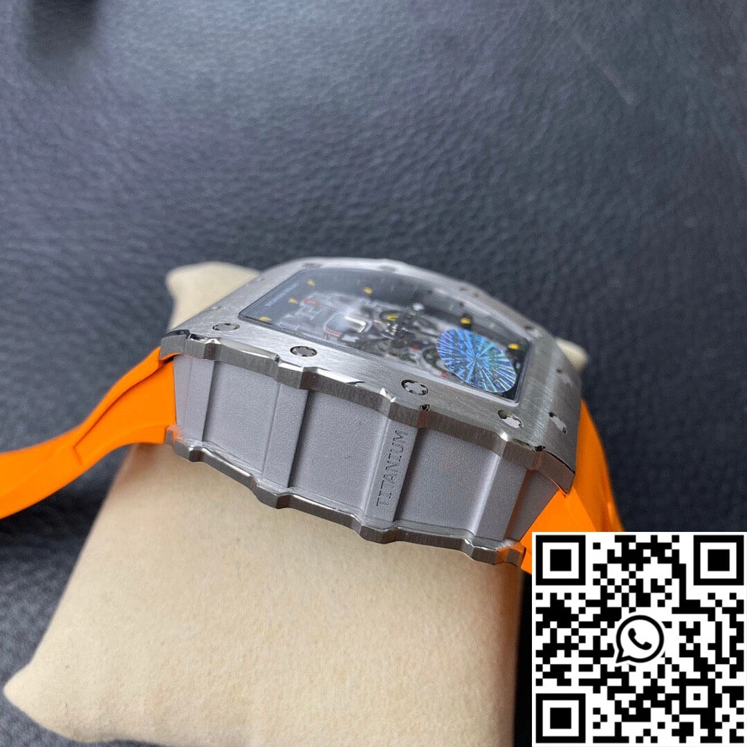 Richard Mille RM11-03 KV Factory Orange Rubber Strap Casual 2320