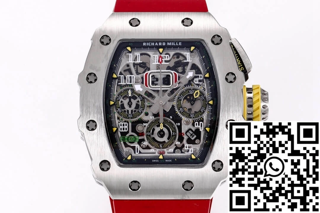 Richard Mille RM11-03RG KV Factory Titanium Red Strap Minimalist 2461