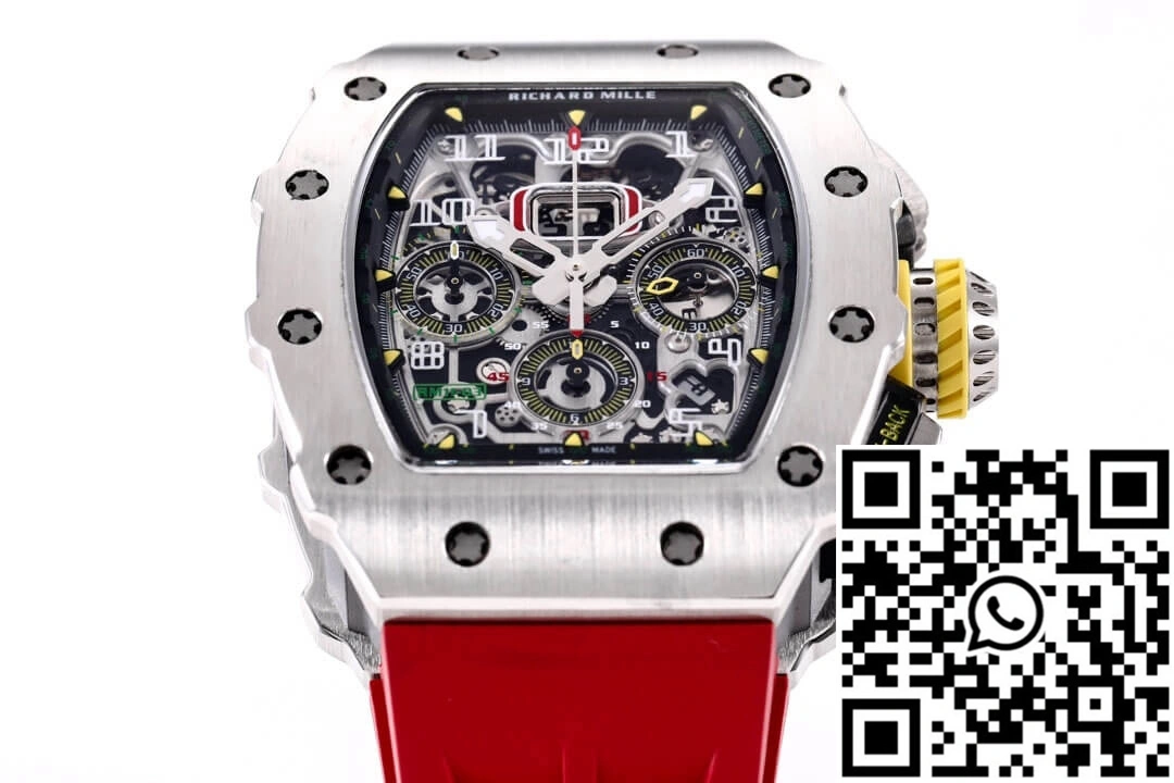 Richard Mille RM11-03RG KV Factory Titanium Red Strap Minimalist 2461