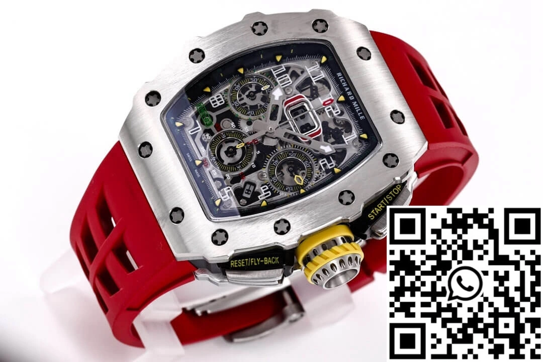 Richard Mille RM11-03RG KV Factory Titanium Red Strap Minimalist 2461