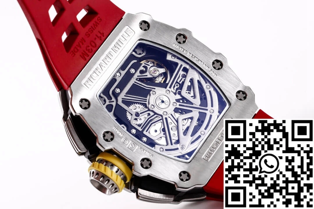Richard Mille RM11-03RG KV Factory Titanium Red Strap Minimalist 2461