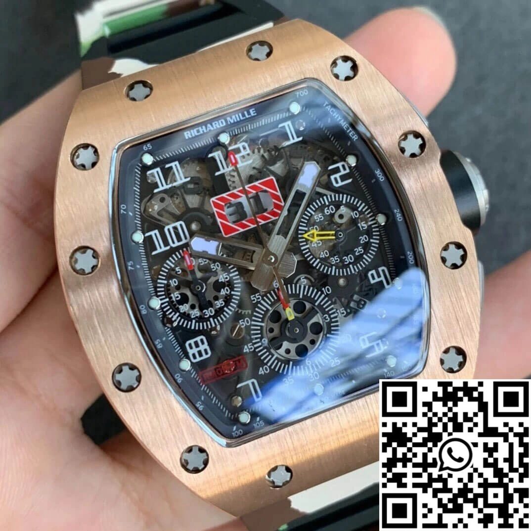 Richard Mille RM11 KV Factory Rose Gold Camouflage Strap Unisex 2462