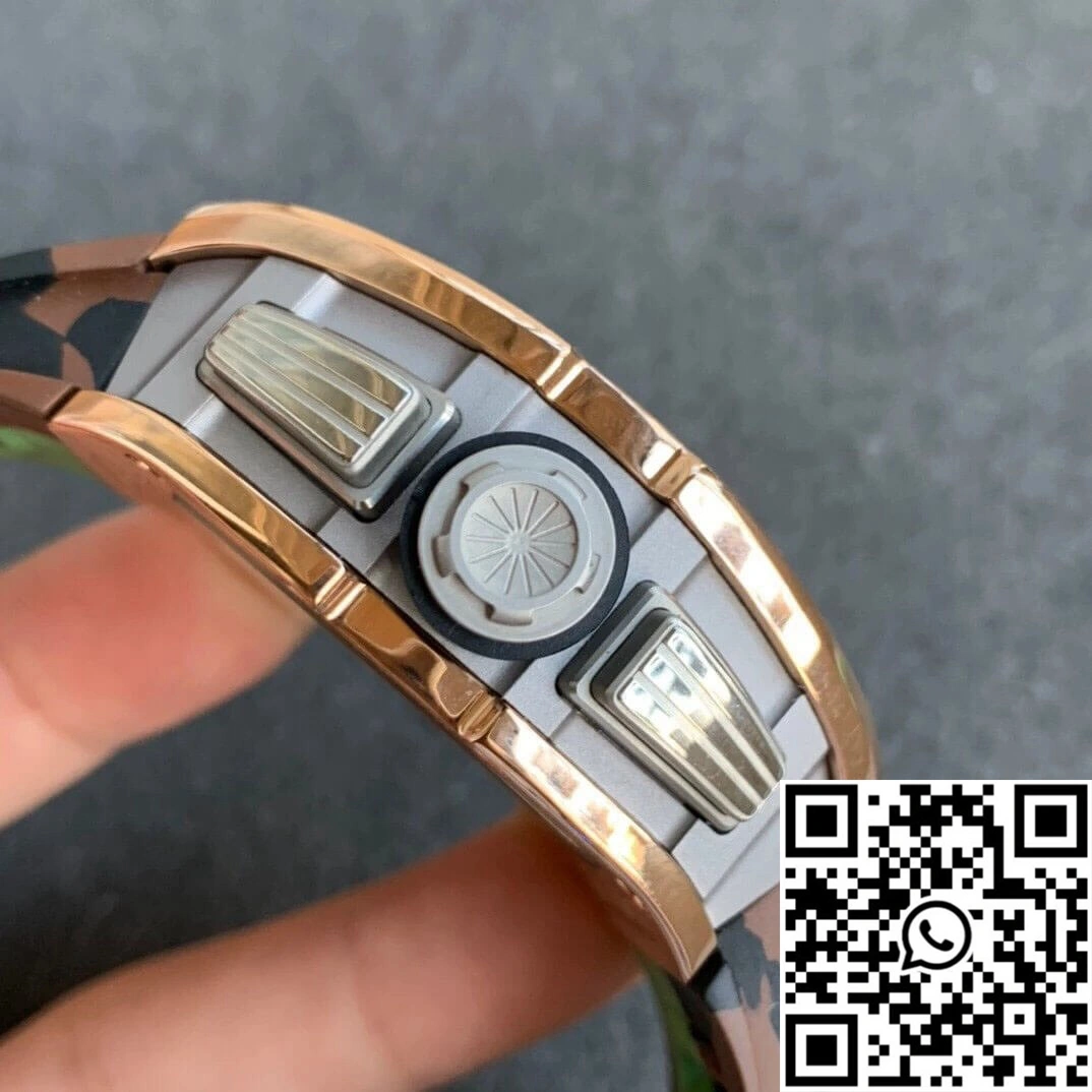 Richard Mille RM11 KV Factory Rose Gold Camouflage Strap Unisex 2462