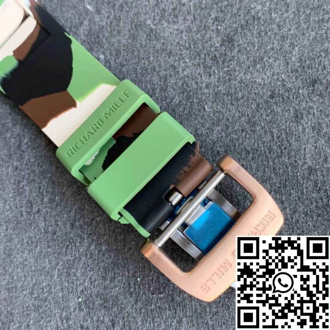 Richard Mille RM11 KV Factory Rose Gold Camouflage Strap Unisex 2462