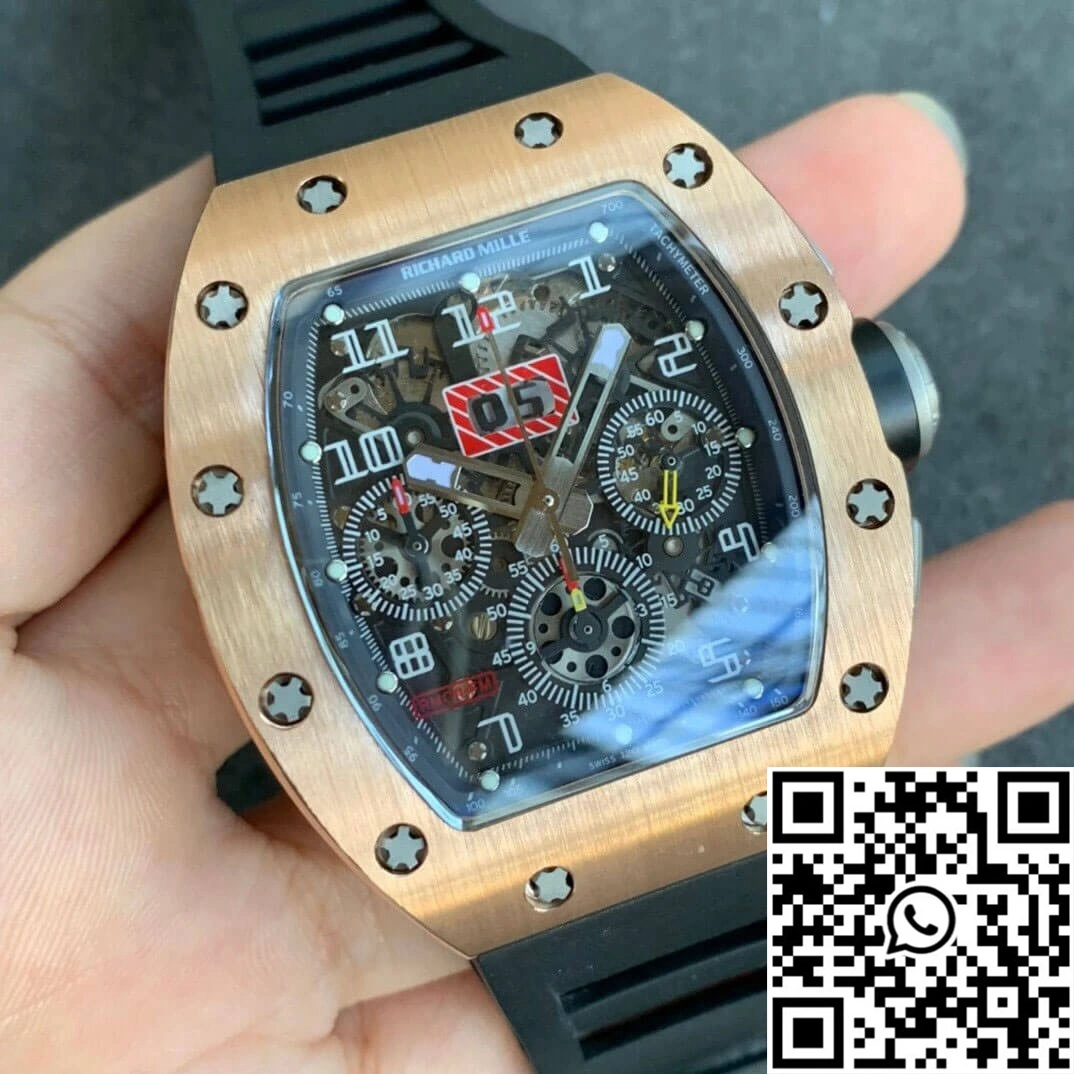 Richard Mille RM11 KV Factory Rose Gold Skeleton Dial Vibrant 2465