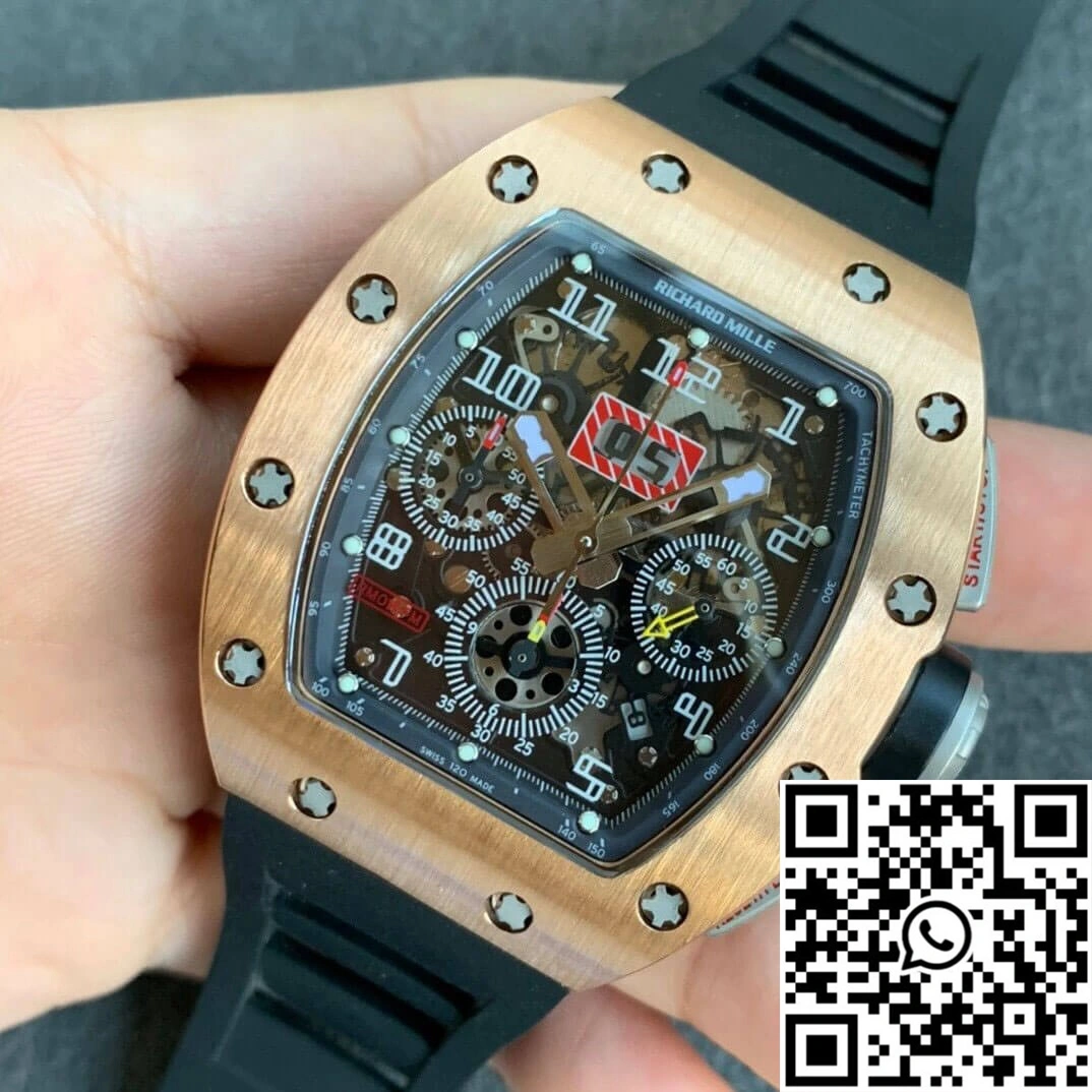 Richard Mille RM11 KV Factory Rose Gold Skeleton Dial Vibrant 2465