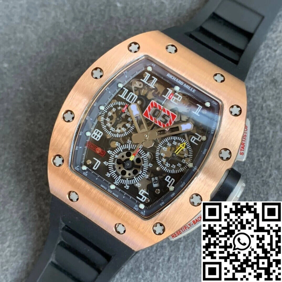 Richard Mille RM11 KV Factory Rose Gold Skeleton Dial Vibrant 2465