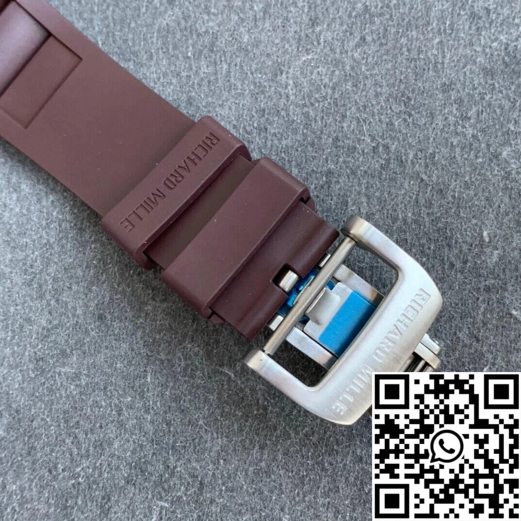 Richard Mille RM11 KV Factory Titanium Brown Strap Comfortable 2463