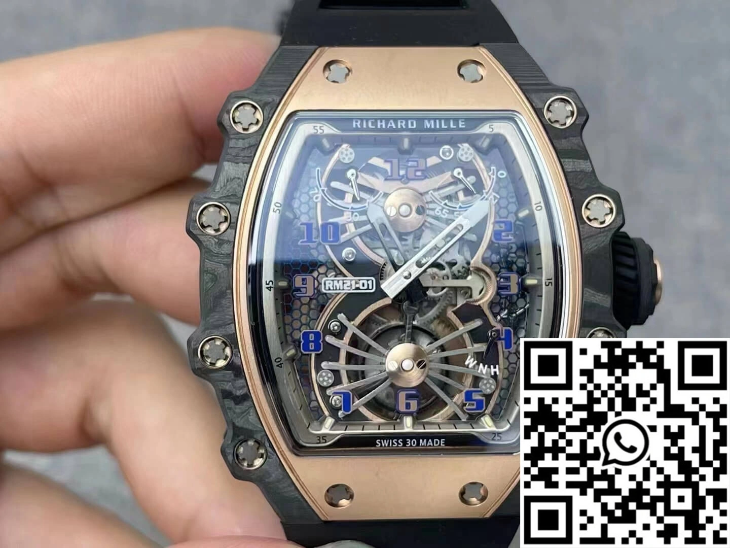 Richard Mille RM21-01 RM Factory Tourbillon 5N Red Gold Case Cozy 2478